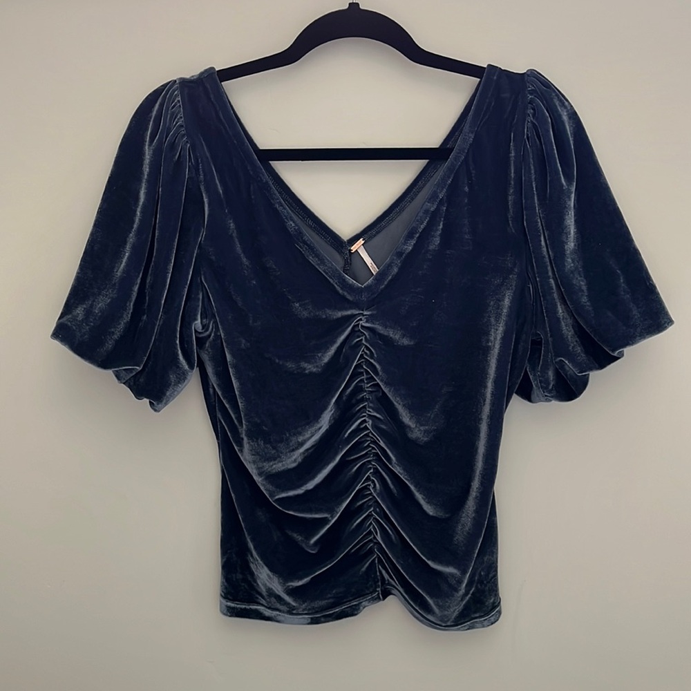 Free People Velvet top